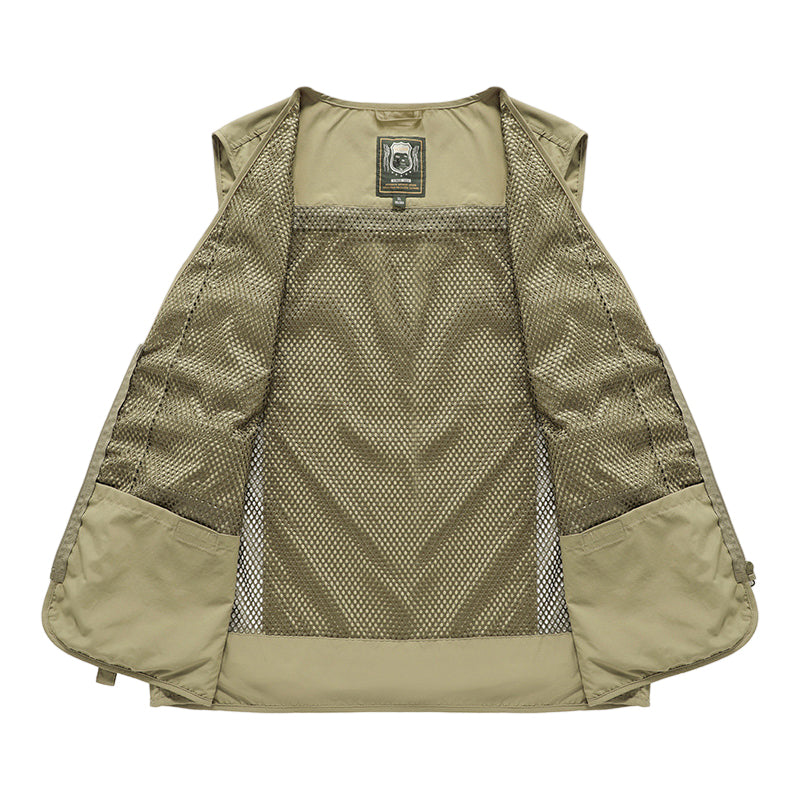 Men’s Utility Vest with Multiple Pockets