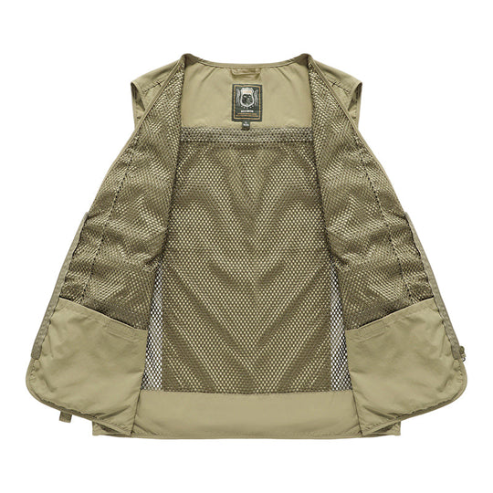 Men’s Utility Vest with Multiple Pockets