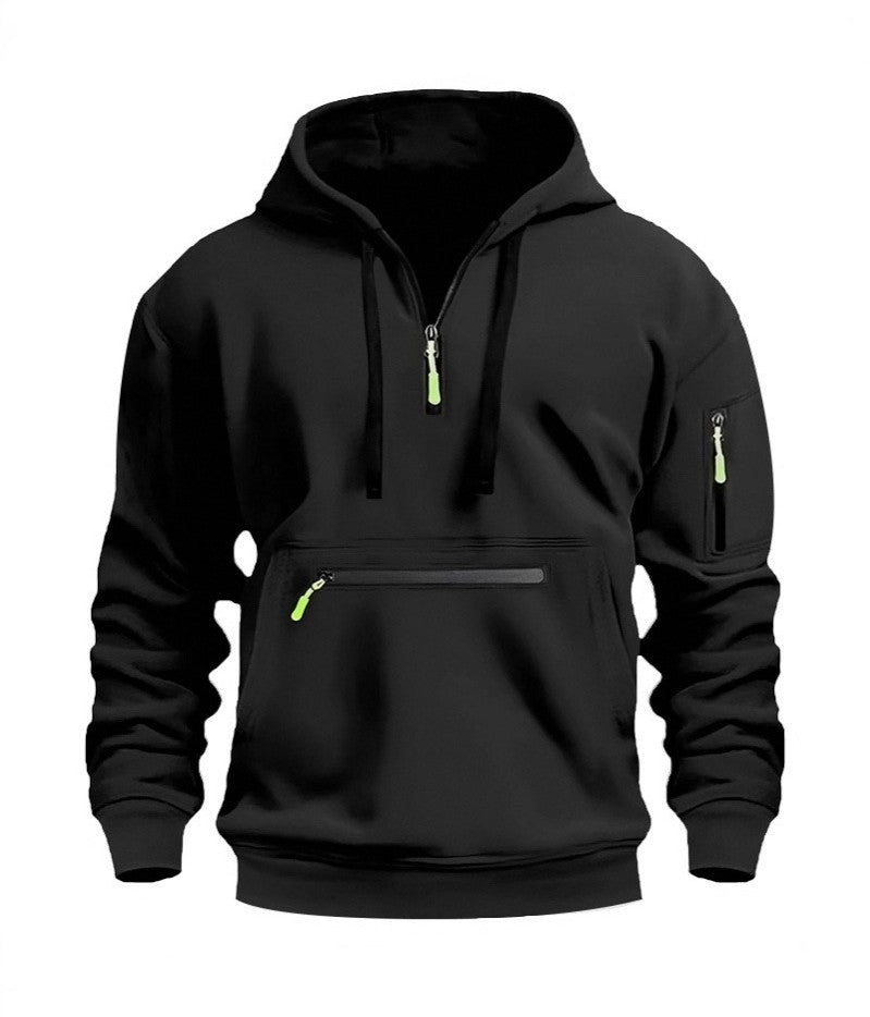 Men’s Hooded Sweater – Heritage Zip Pullover