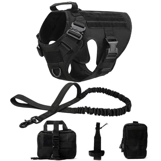 Heavy-Duty Military-Style Dog Harness