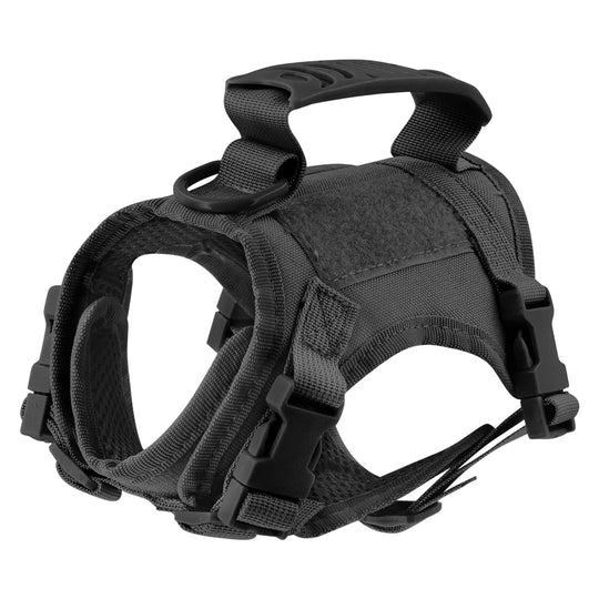 Military-Style Tactical Cat Harness & Leash