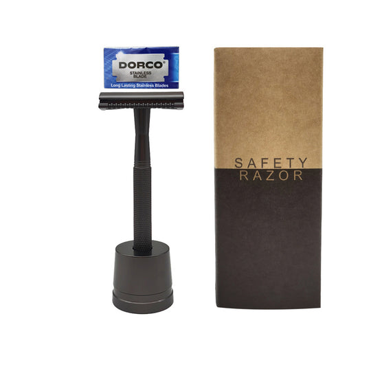 Premium Safety Razor Set with 5 Blades