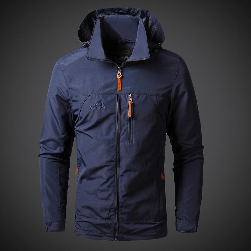 Men’s Waterproof Rain Jacket with Hood