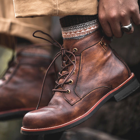 Men’s Lace-Up Ankle Boots