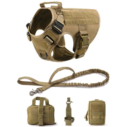 Heavy-Duty Military-Style Dog Harness