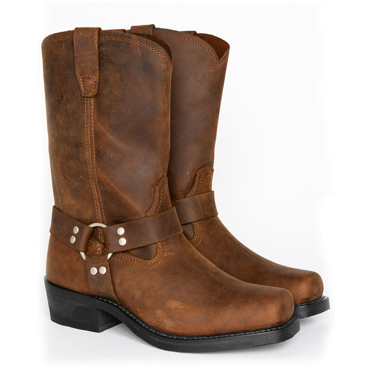 Black Harness Boot