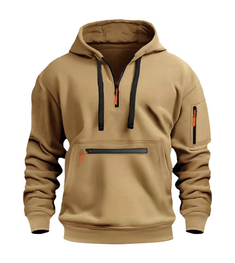 Men’s Hooded Sweater – Heritage Zip Pullover