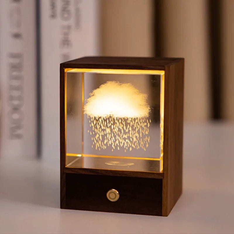 Creative LED Crystal Cube Night Light