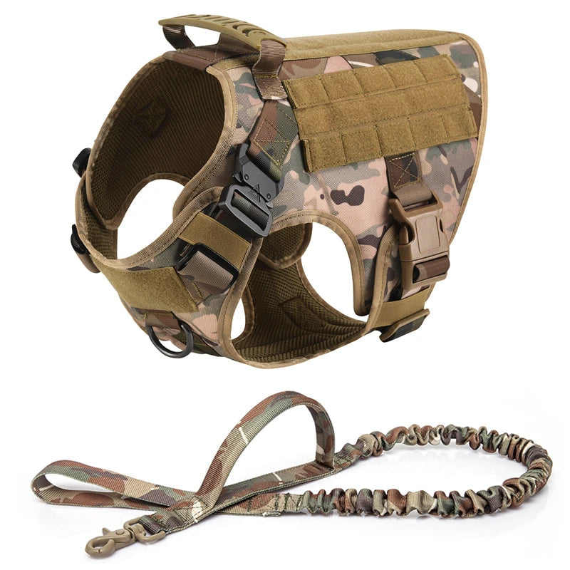 Heavy-Duty Military-Style Dog Harness