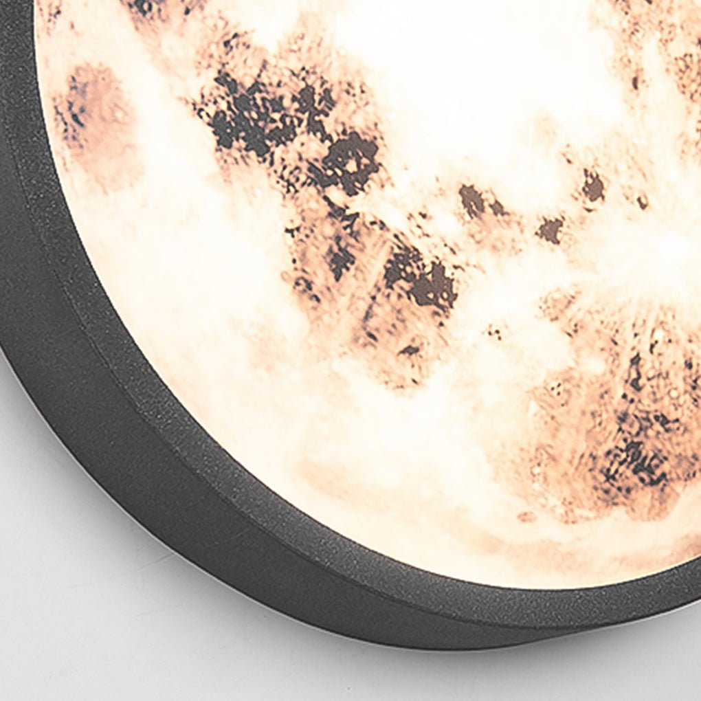 Creative Moon Outdoor Wall Light