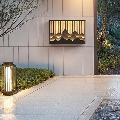 Creative Outdoor Waterproof LED Garden Wall Sconces