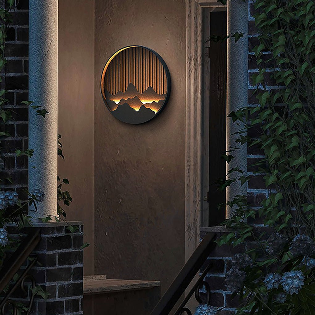 Creative Outdoor Waterproof LED Garden Wall Sconces