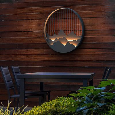 Creative Outdoor Waterproof LED Garden Wall Sconces