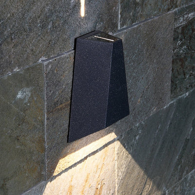 Up and Down LED Waterproof Black Modern Outdoor Wall Lights