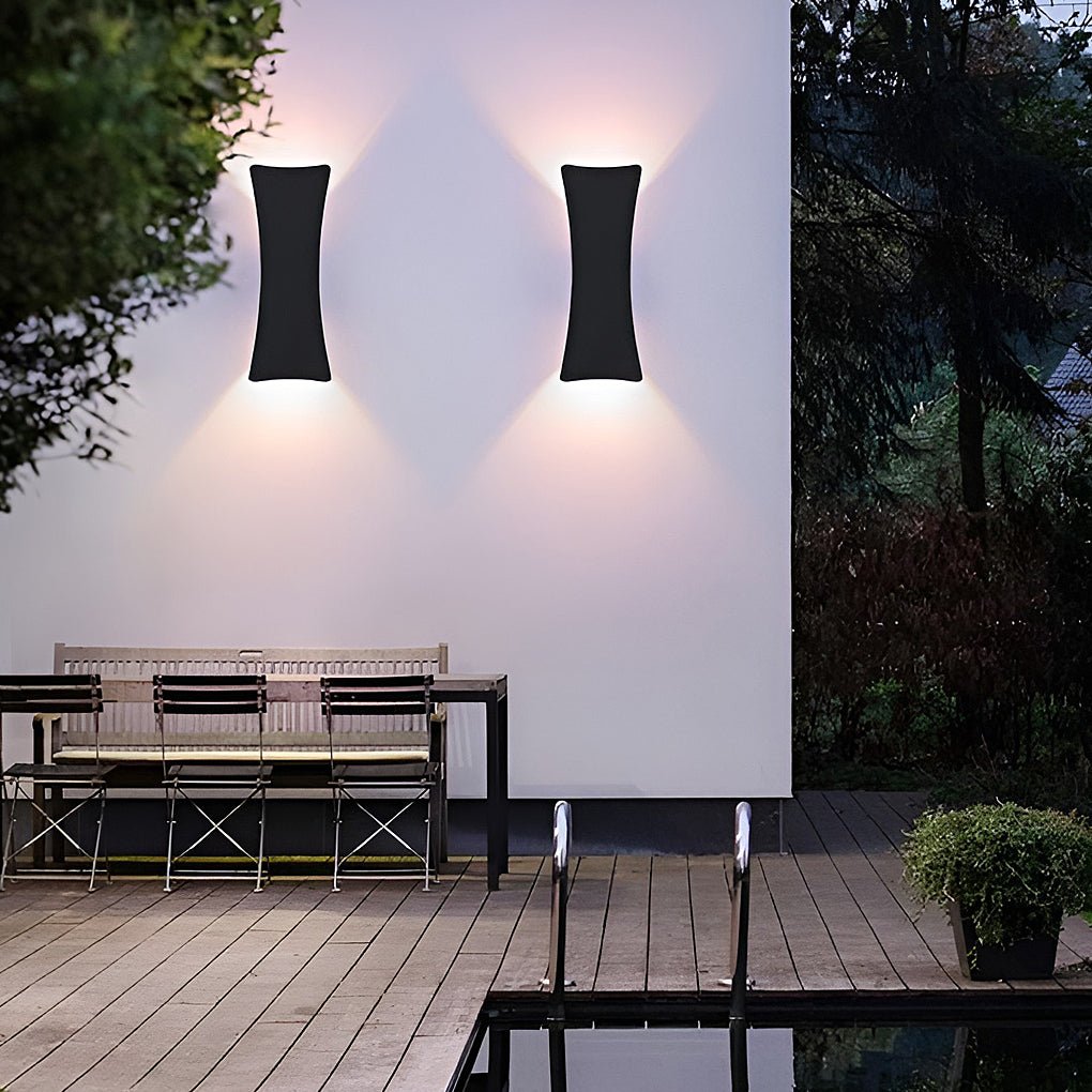 Modern Up and Down LED Outdoor Wall Lights