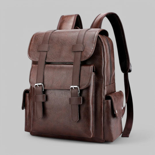 PU Leather Laptop Backpack