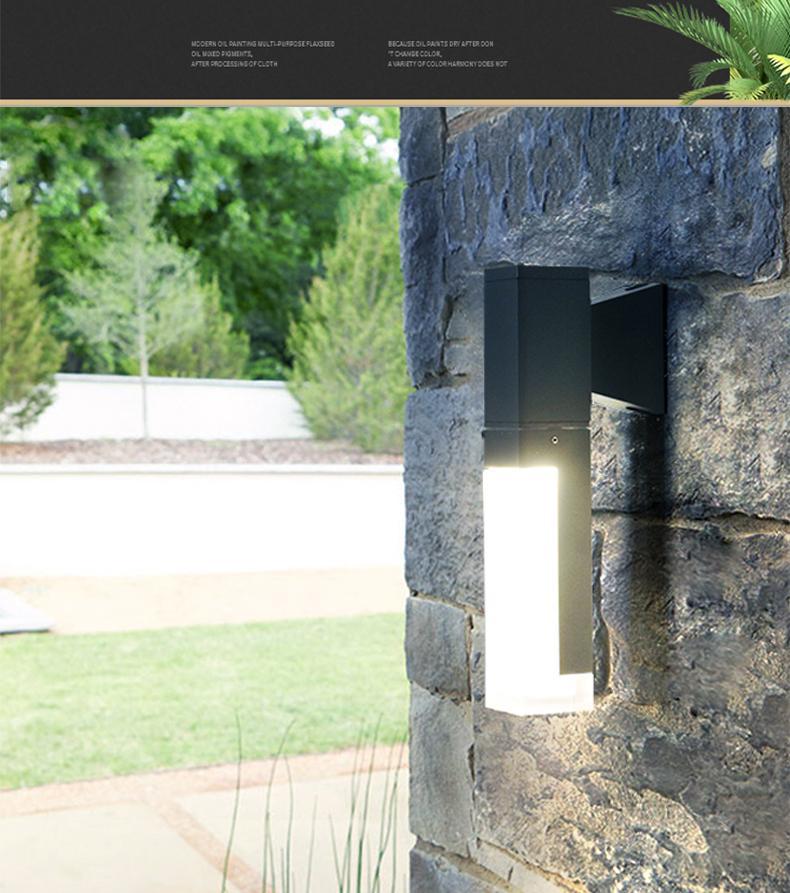 Waterproof Modern Outdoor Wall Lights