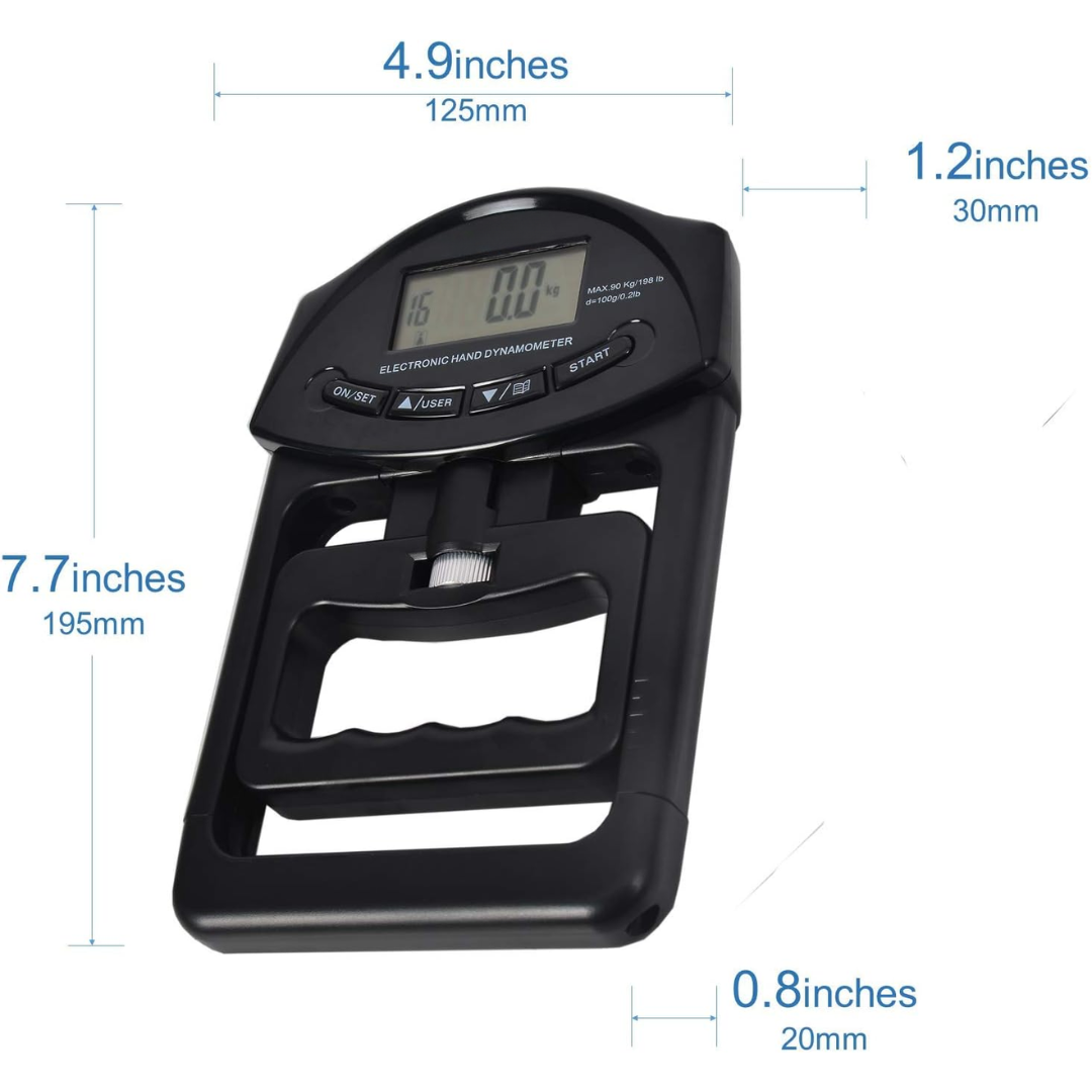 Digital Hand Dynamometer Grip Strength Meter