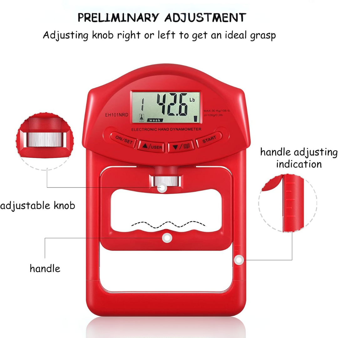 Digital Hand Dynamometer Grip Strength Meter