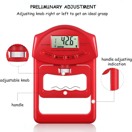 Digital Hand Dynamometer Grip Strength Meter