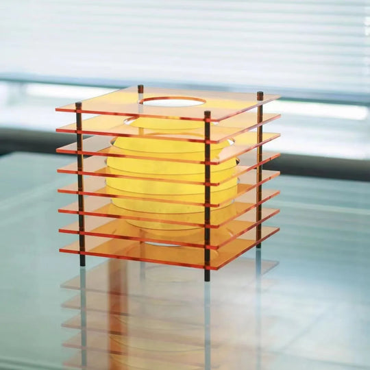 Layered Acrylic Desk Lamp