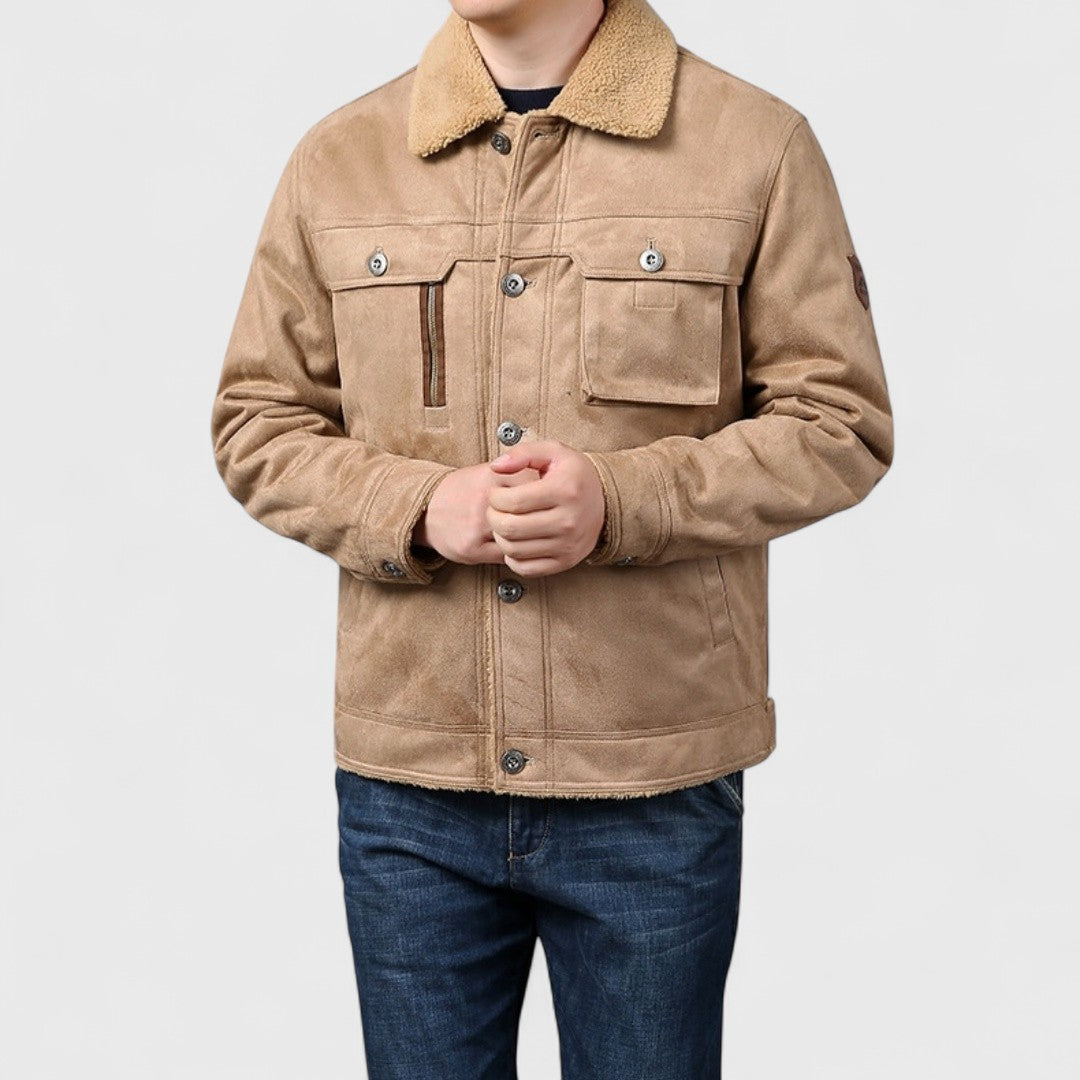Men’s Sherpa Collar Winter Jacket