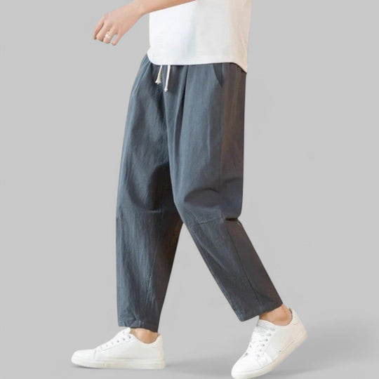 Men’s Cropped Casual Trouser