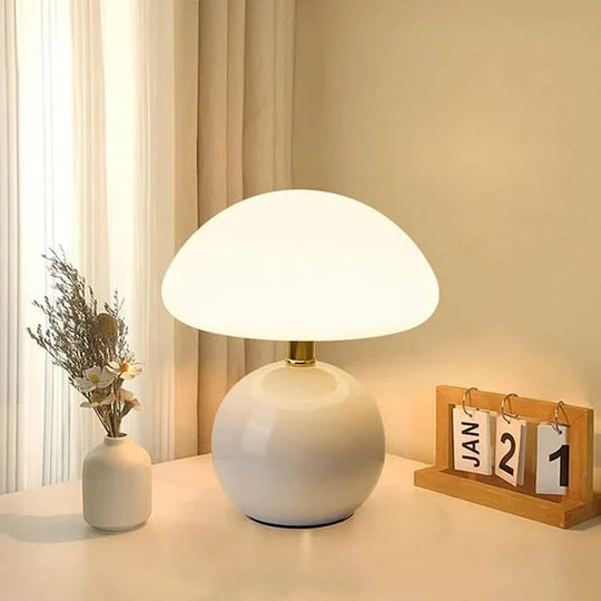 Blush Cloud Ceramic LED Table Lamp