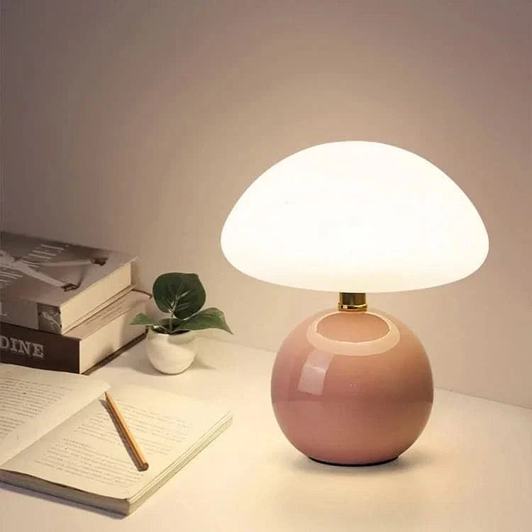 Blush Cloud Ceramic LED Table Lamp