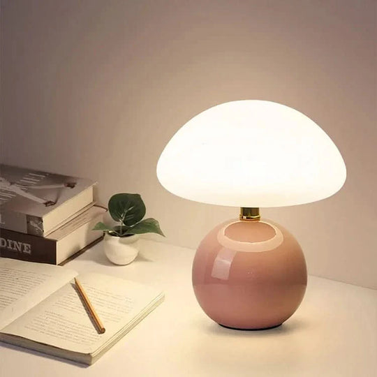 Blush Cloud Ceramic LED Table Lamp