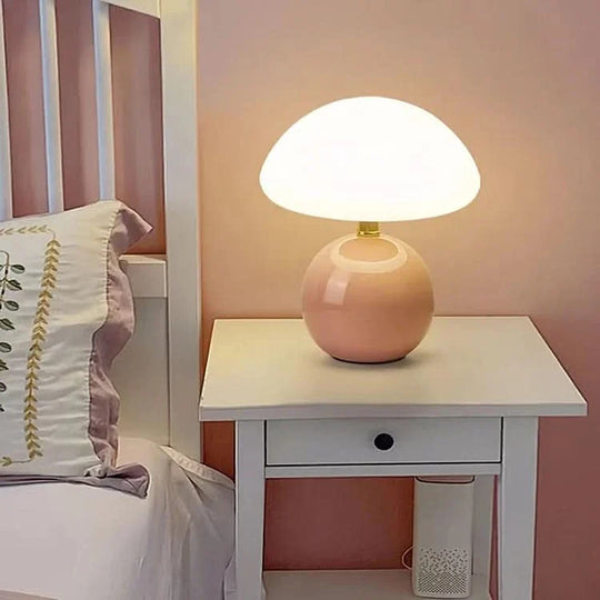 Blush Cloud Ceramic LED Table Lamp