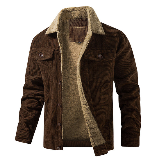Men’s Warm Sherpa-Lined Jacket