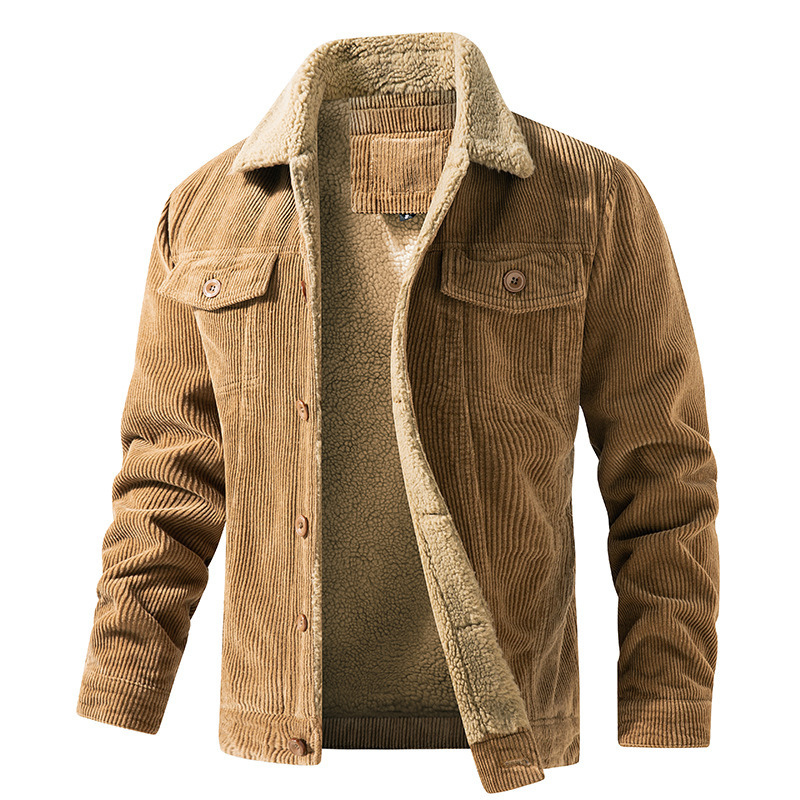 Men’s Warm Sherpa-Lined Jacket