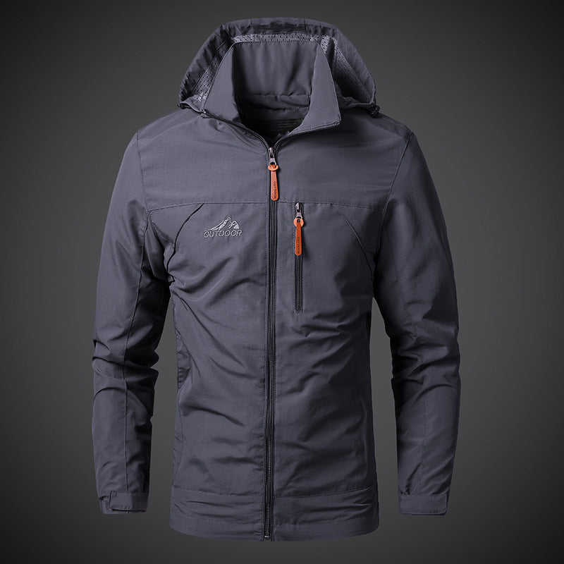 Men’s Waterproof Rain Jacket with Hood