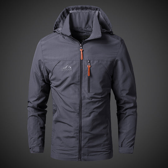 Men’s Waterproof Rain Jacket with Hood