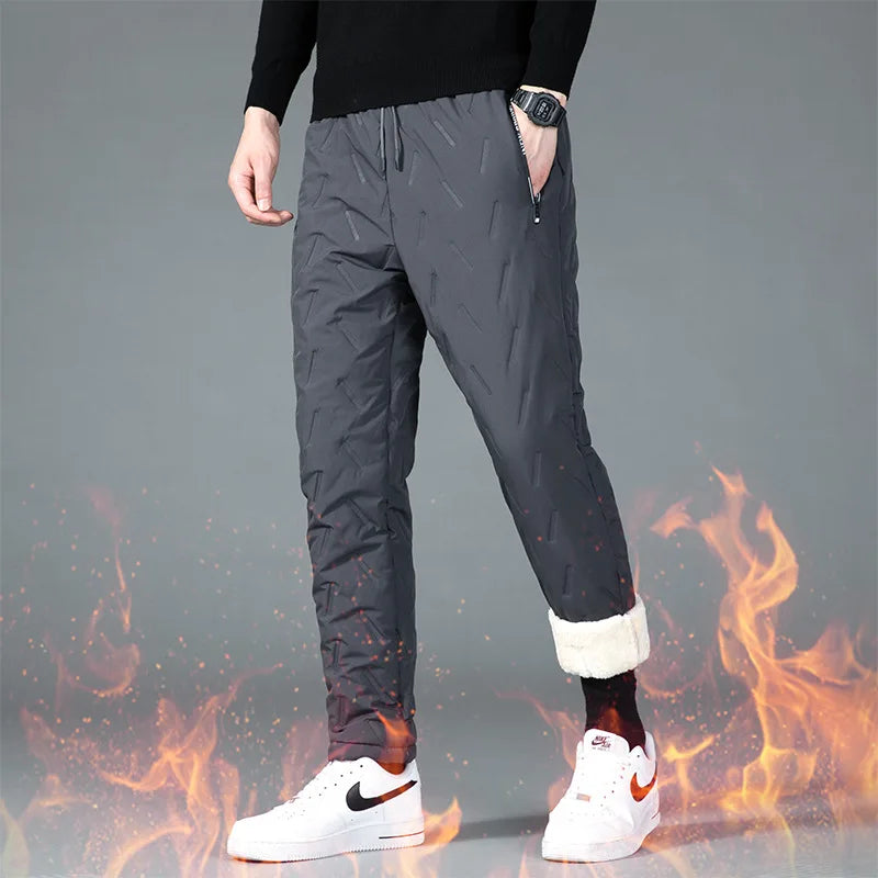 Men’s Warm Fleece-Lined Trousers