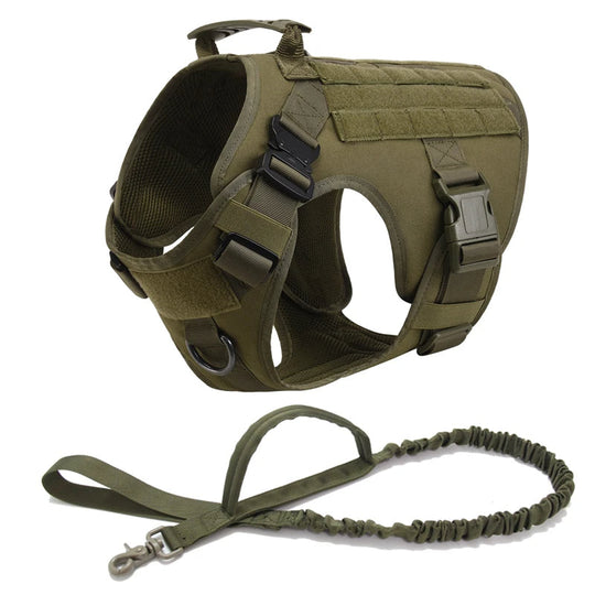 Heavy-Duty Military-Style Dog Harness