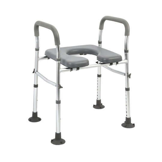 Sturdy Raised Toilet Seat Riser with Handles