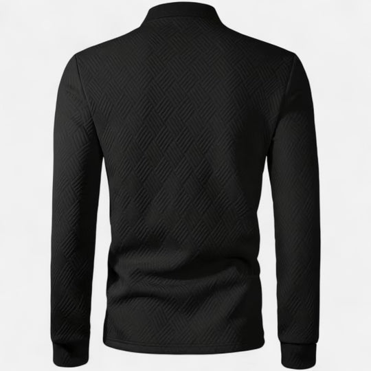 Men’s Stylish Long Sleeve Polo Shirt