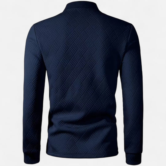 Men’s Stylish Long Sleeve Polo Shirt