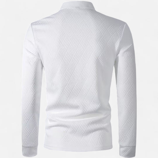 Men’s Stylish Long Sleeve Polo Shirt
