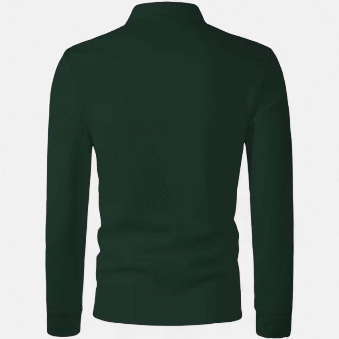 Men’s Stylish Long Sleeve Polo Shirt
