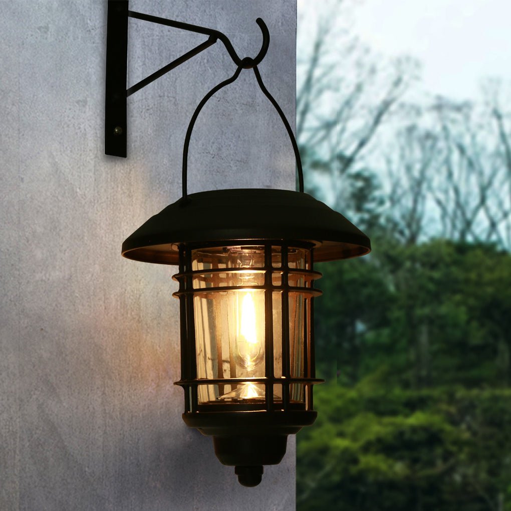 Industrial Solar Outdoor Wall Lights