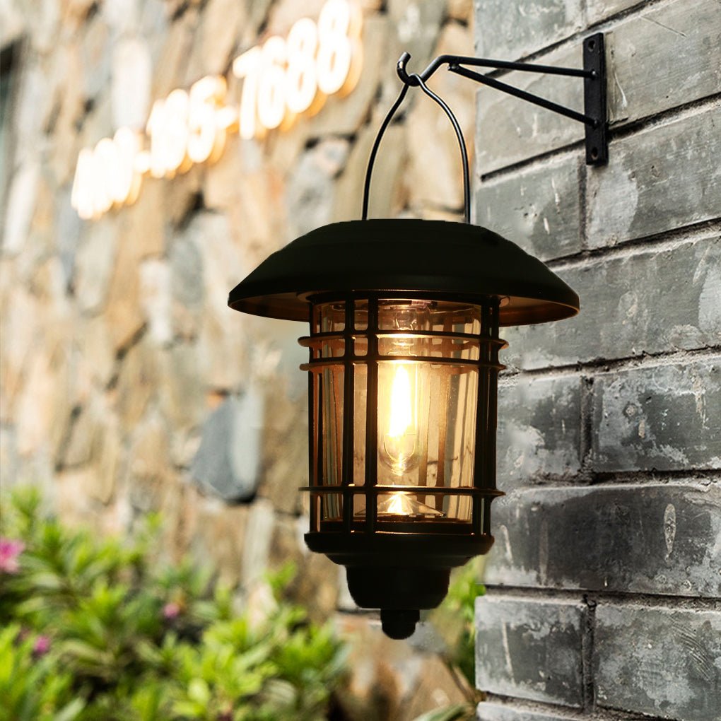 Industrial Solar Outdoor Wall Lights