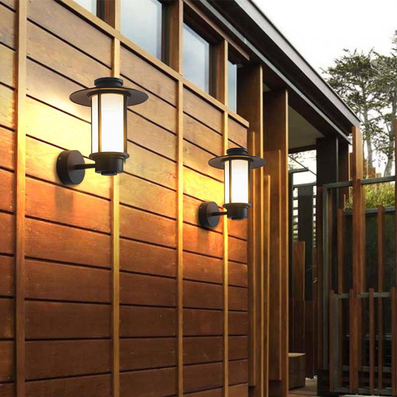 Vintage Lantern LED Outdoor Wall Lights