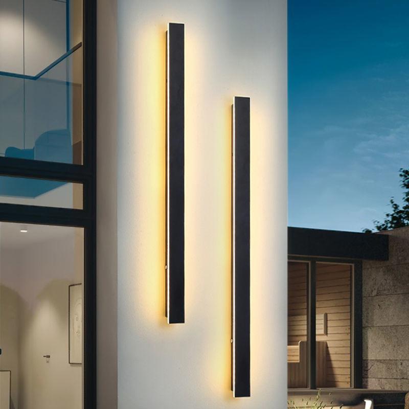 Outdoor Long Strip Modern Outdoor Wall Lights