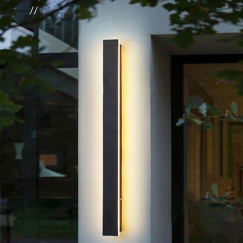 Outdoor Long Strip Modern Outdoor Wall Lights