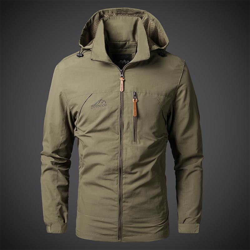 Men’s Waterproof Rain Jacket with Hood