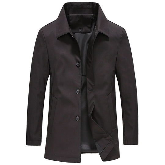 Men’s Slim Fit Long Jacket