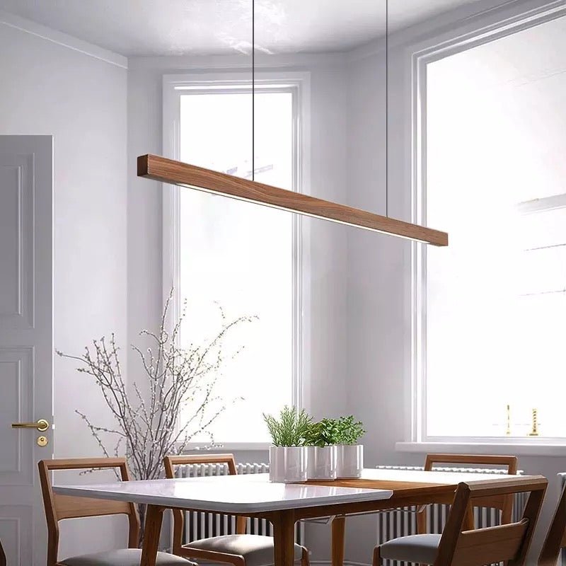 LED Wooden Pendant Light